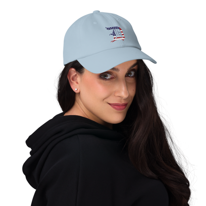 Detroit 'Old English D' Dad Hat (Patriotic Edition)