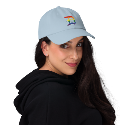 Detroit 'Old English D' Dad Hat (Rainbow Pride Edition)