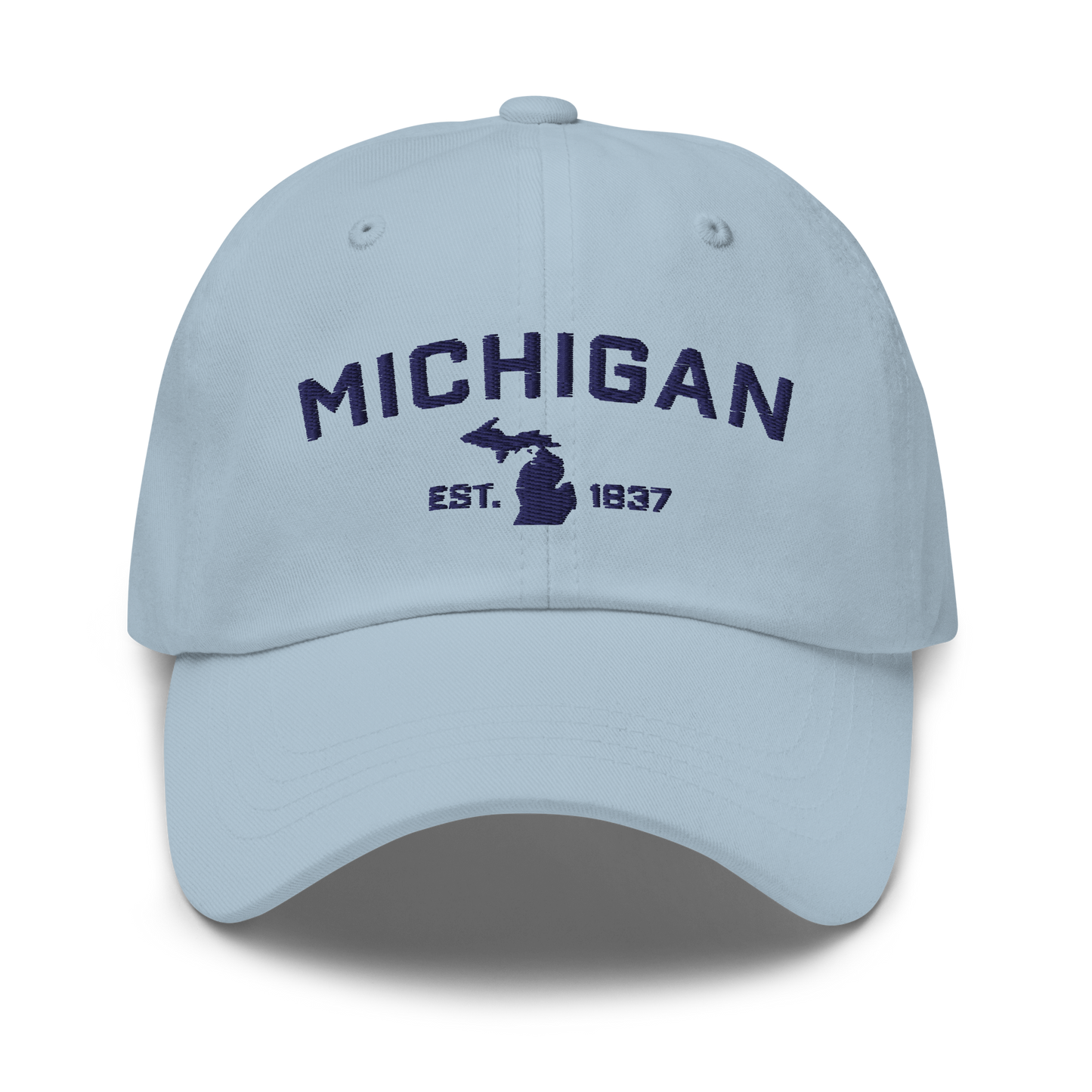 'Michigan EST 1837' Dad Hat (Athletic Font)