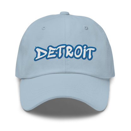 'Detroit' Dad Hat (Azure Tag Font)