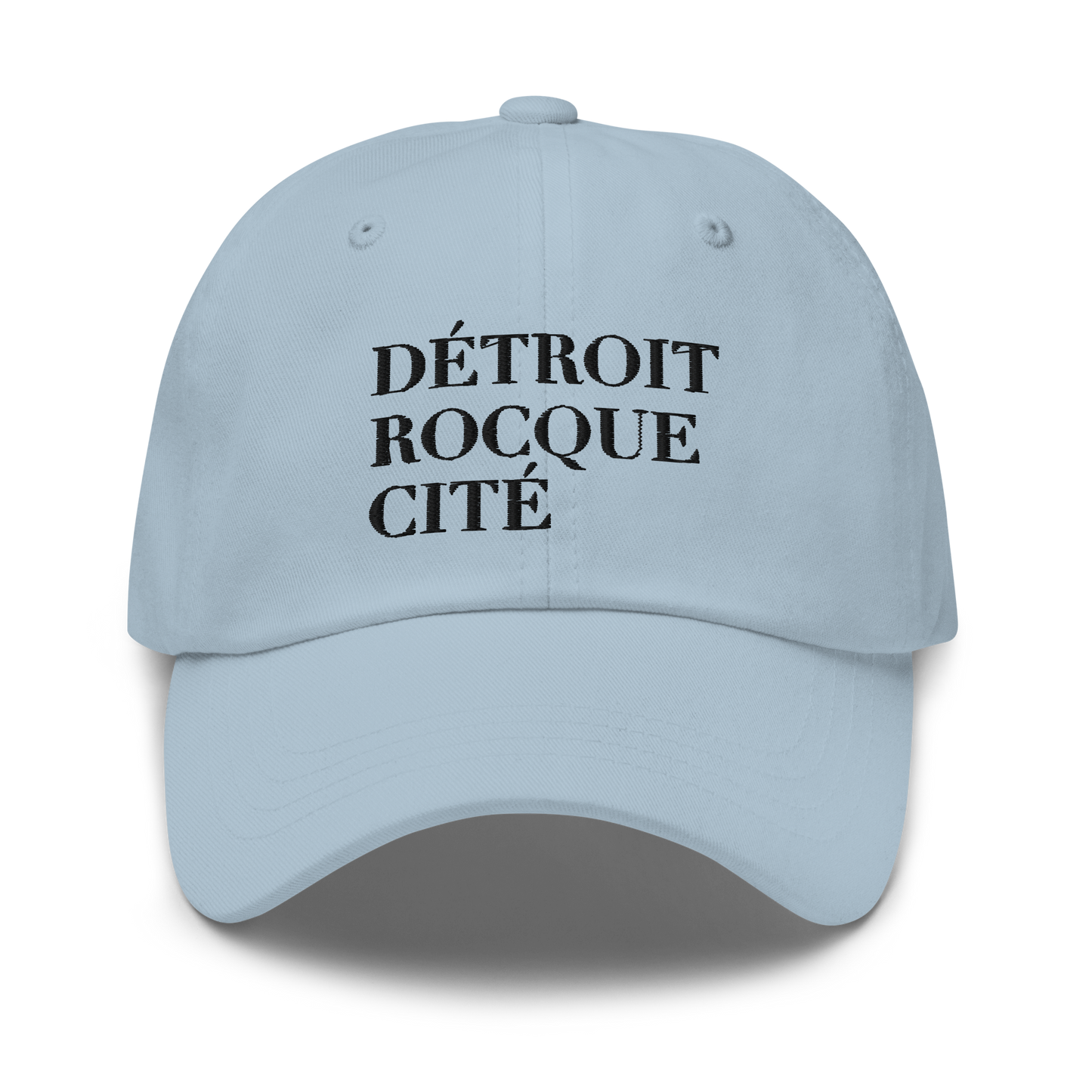 'Détroit Rocque Cité' Dad Hat (Black Emb.)