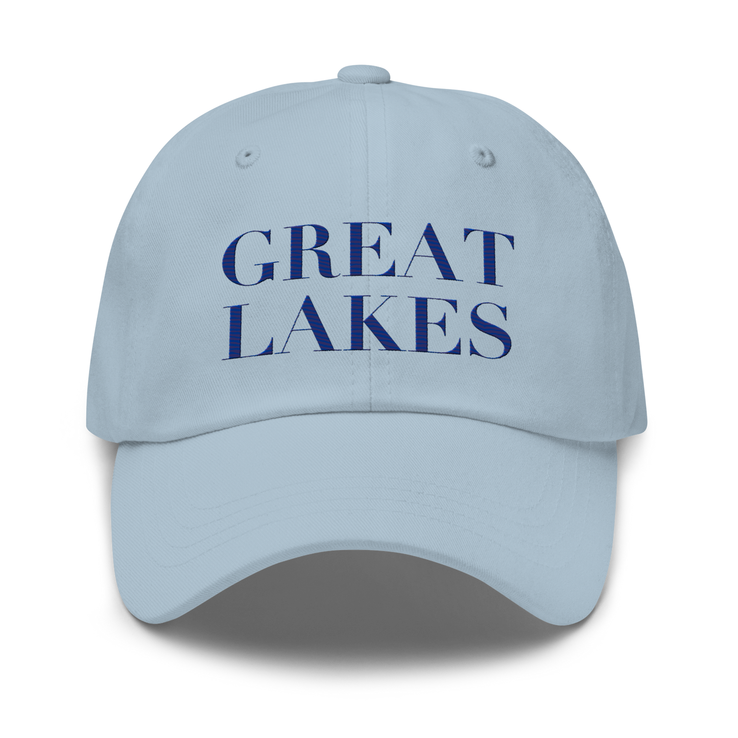 'Great Lakes' Dad Hat (Didone Font) | Bourbon Blue