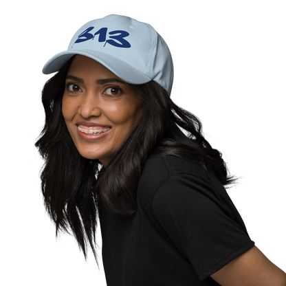 Detroit '313' Dad Hat (Tag Font) | Dearborn Blue