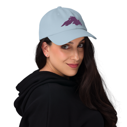 Lake Superior Dad Hat | Plum