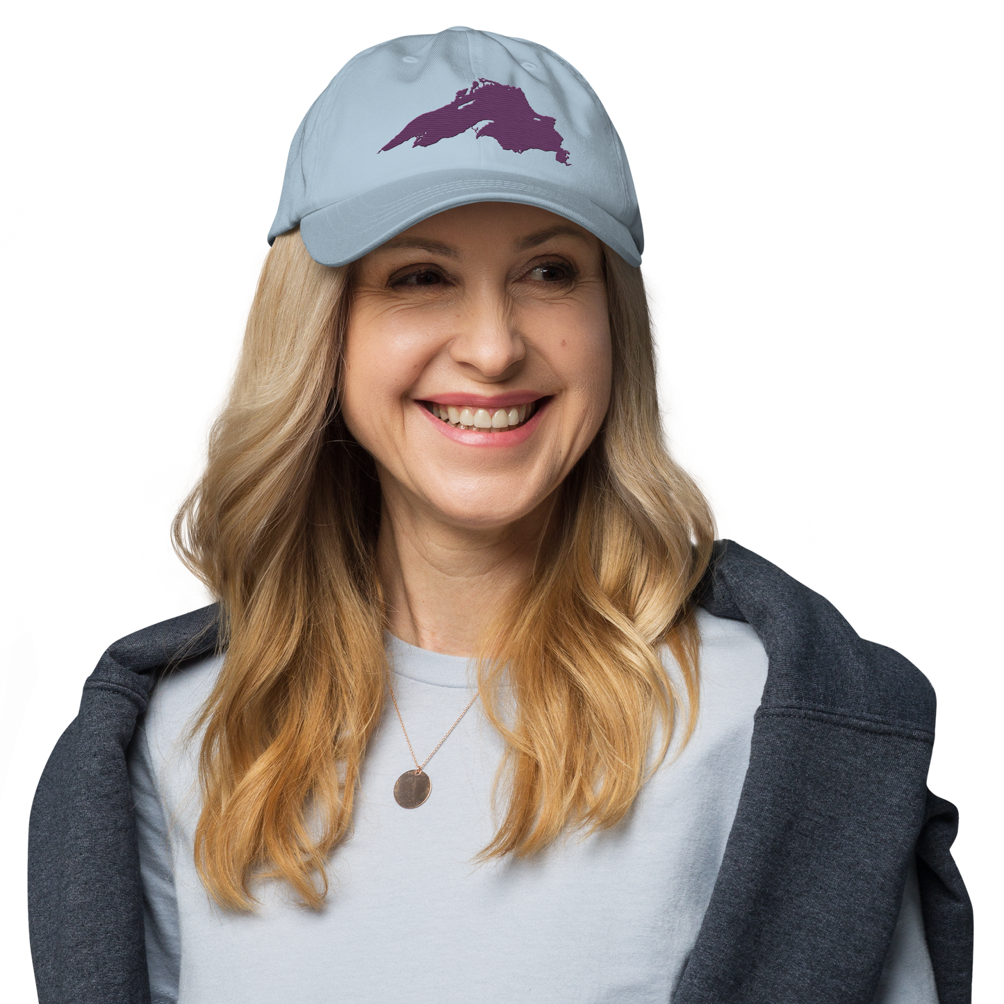 Lake Superior Dad Hat | Plum