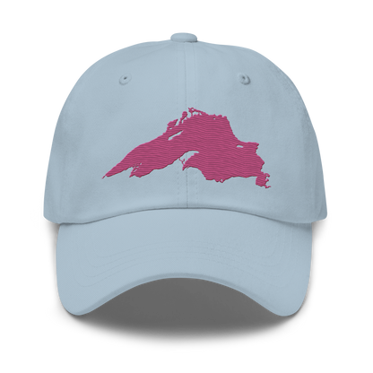 Lake Superior Dad Hat | Apple Blossom Pink