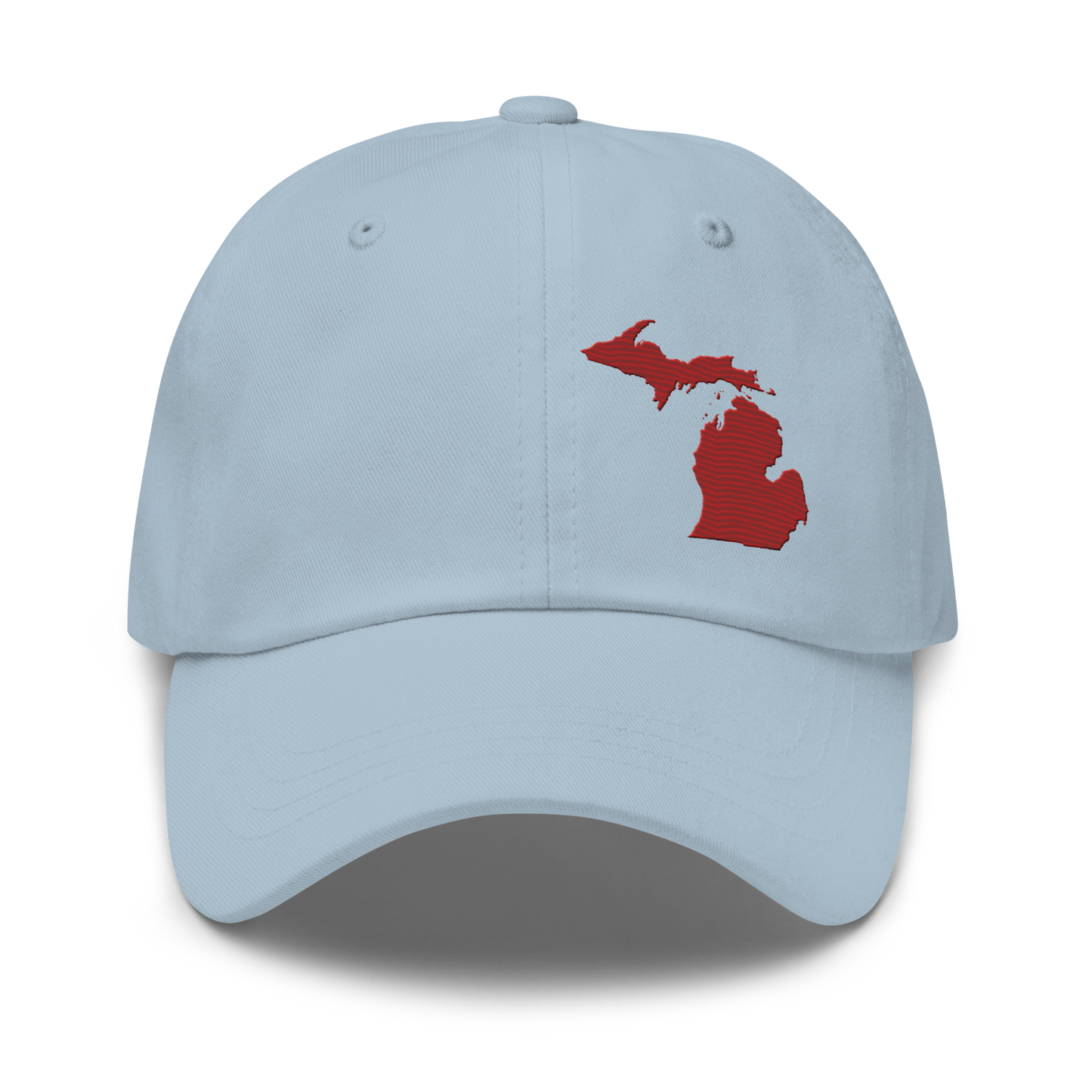 Michigan Dad Hat | Thimbleberry Red Outline