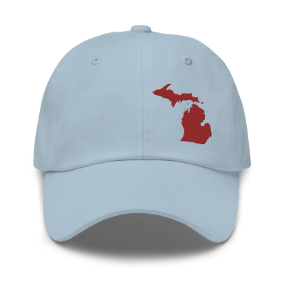 Michigan Dad Hat | Thimbleberry Red Outline