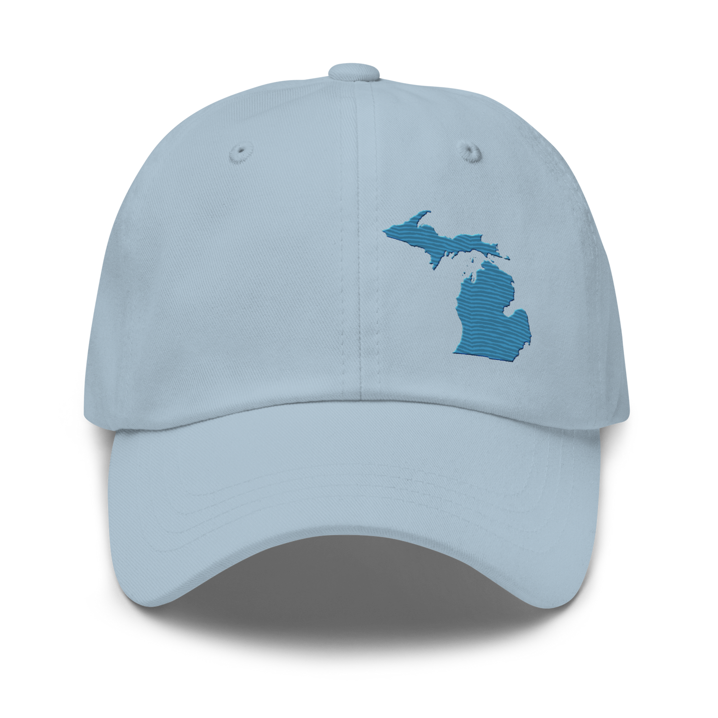 Michigan Dad Hat | Traverse Blue Outline