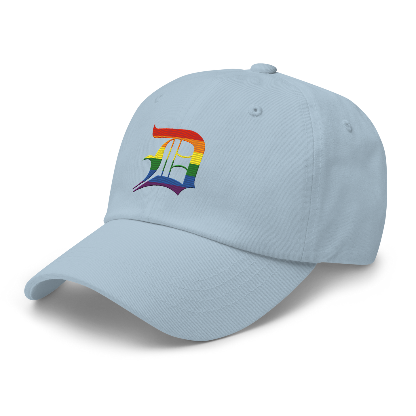 Detroit 'Old English D' Dad Hat (Rainbow Pride Edition)