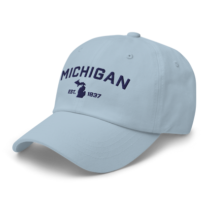 'Michigan EST 1837' Dad Hat (Athletic Font)