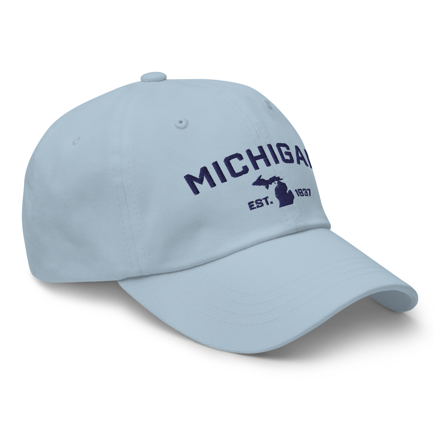 'Michigan EST 1837' Dad Hat (Athletic Font)