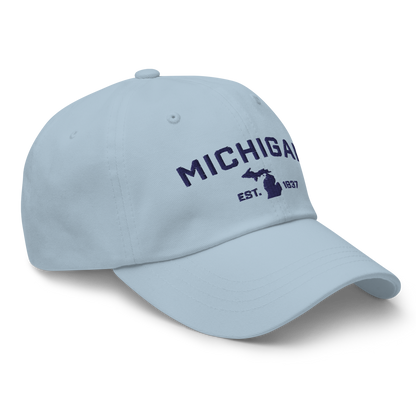 'Michigan EST 1837' Dad Hat (Athletic Font)