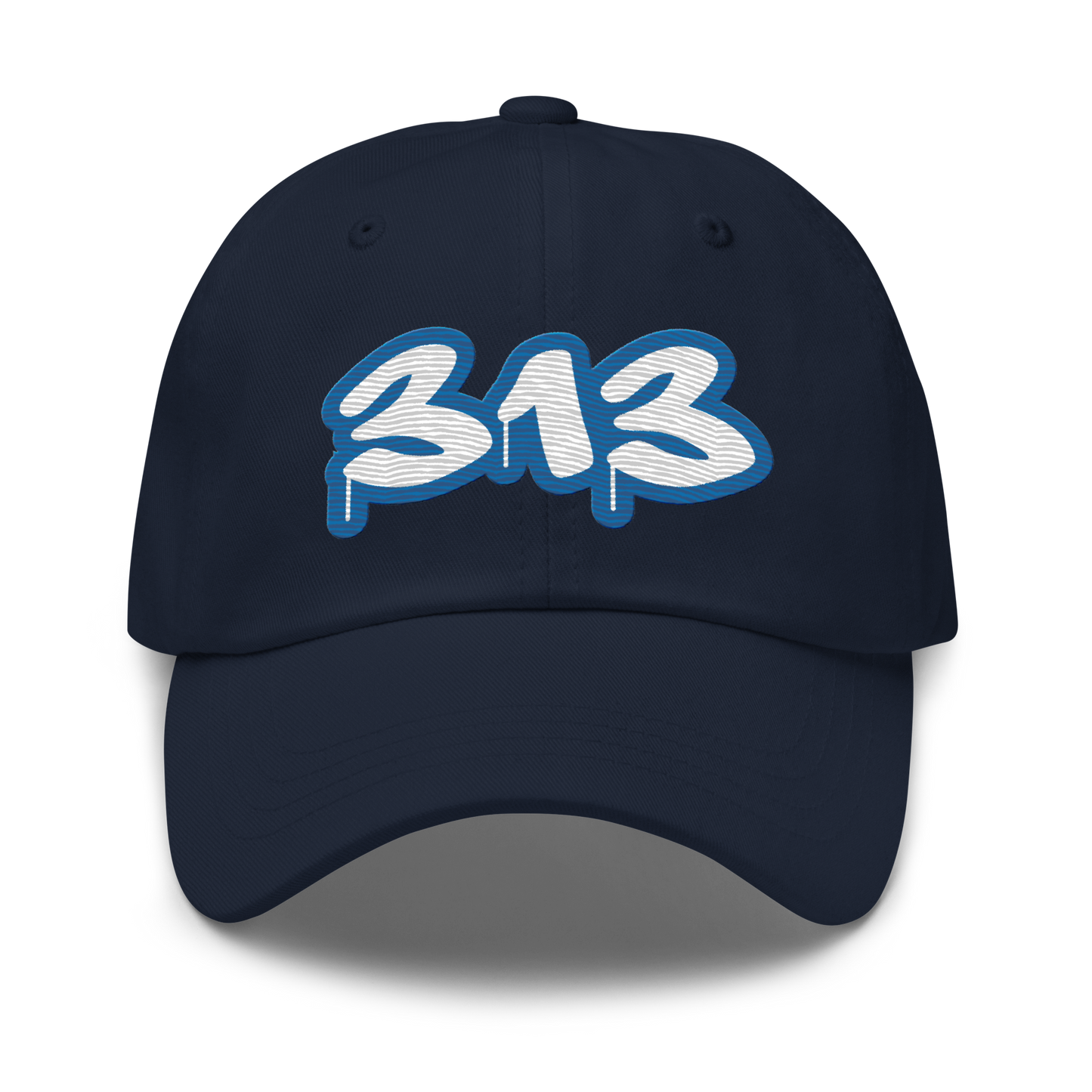 Detroit '313' Dad Hat (Azure Tag Font)