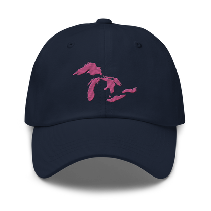 Great Lakes Dad Hat (Apple Blossom Pink)