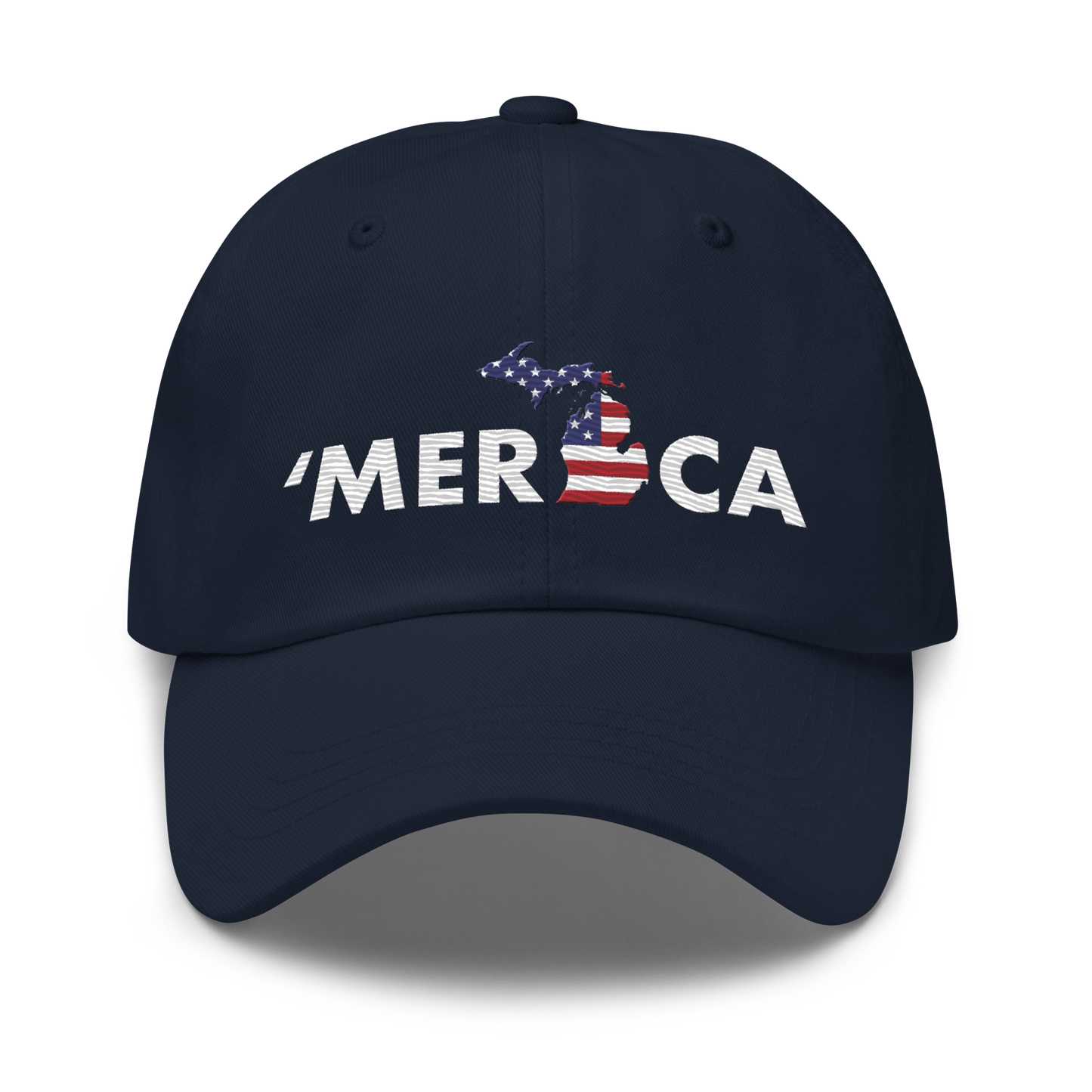 Michigan 'Merica' Dad Hat (Patriotic Edition)