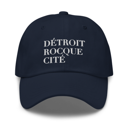 'Détroit Rocque Cité' Dad Hat (White Emb.)