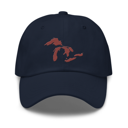 Great Lakes Dad Hat (Ore Dock Red)