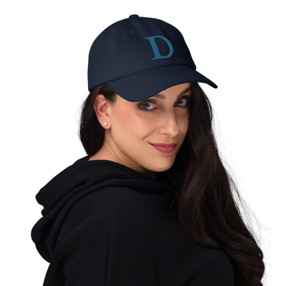 Detroit 'Old French D' Dad Hat (Circumspice Blue)