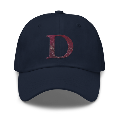 Detroit 'Old French D' Dad Hat (Ruby Edition)