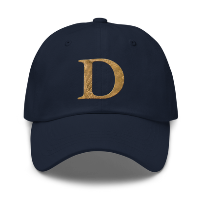 Detroit 'Old French D' Dad Hat (Gold Bullion Edition)