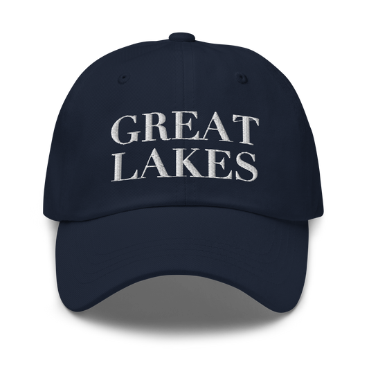 'Great Lakes' Dad Hat (Didone Font)