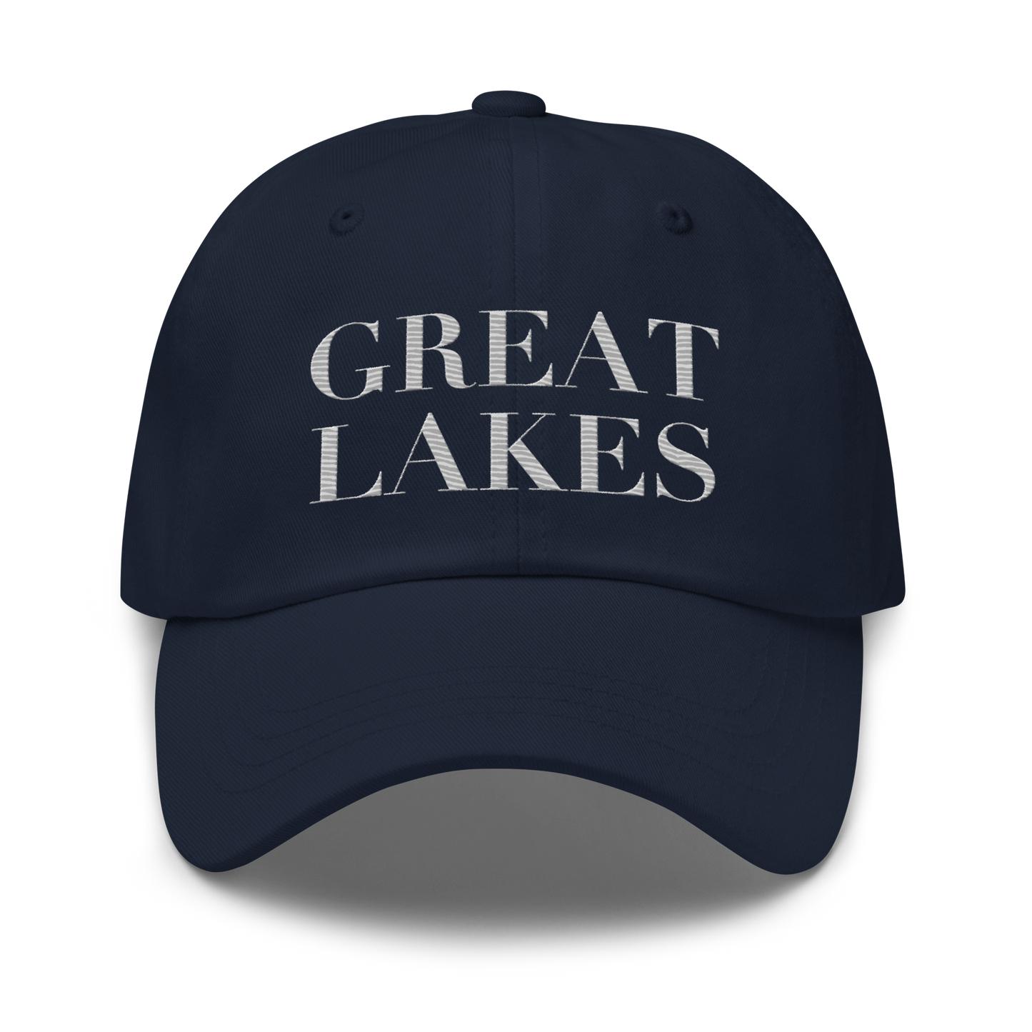 'Great Lakes' Dad Hat (Didone Font) | Platinum