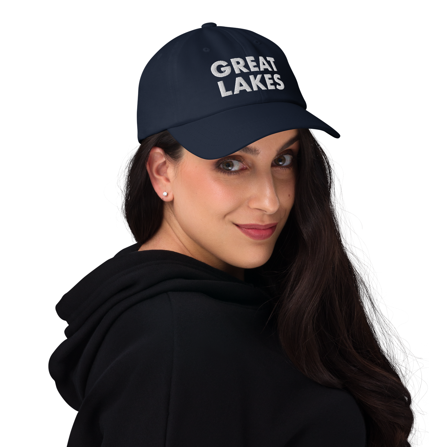 'Great Lakes' Dad Hat (Geometric Sans Font)