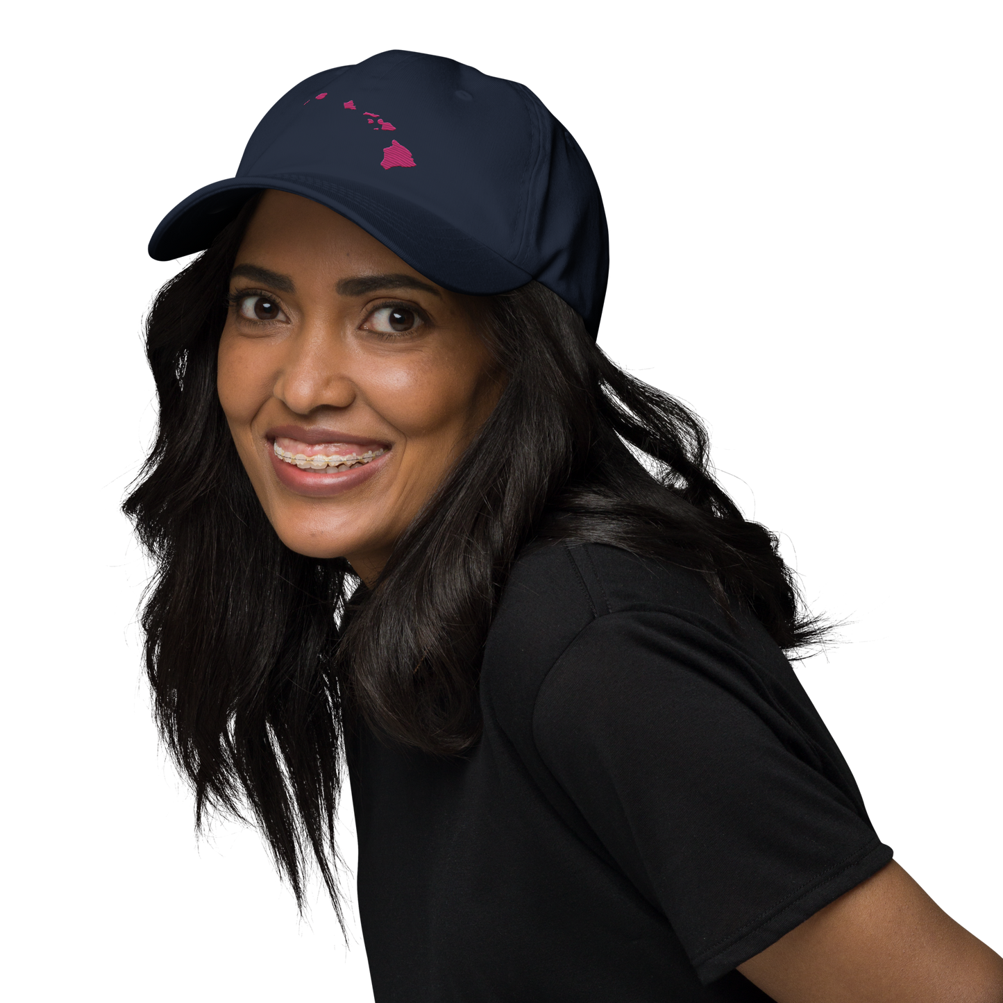 Hawaii Dad Hat (Mokulele Pink)