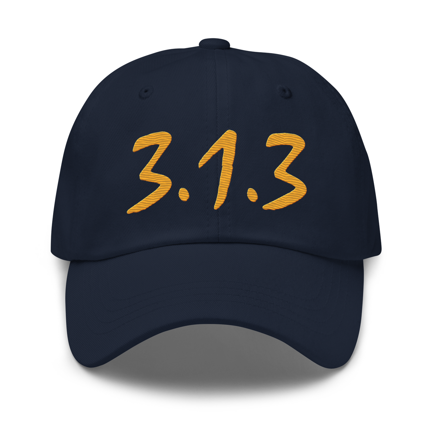 Detroit '313' Dad Hat (Compton Font) | Gold