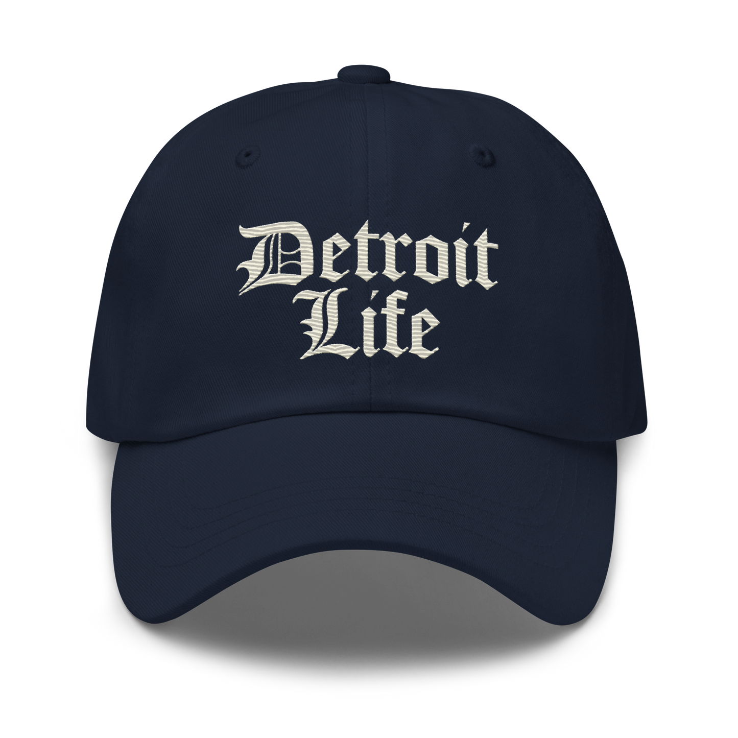 'Detroit Life' Dad Hat | Ivory White