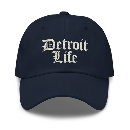 'Detroit Life' Dad Hat | Ivory White