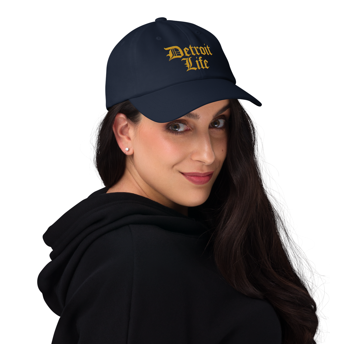 'Detroit Life' Dad Hat | Gold