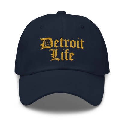 'Detroit Life' Dad Hat | Gold