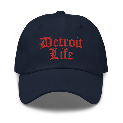 'Detroit Life' Dad Hat | Aliform Red