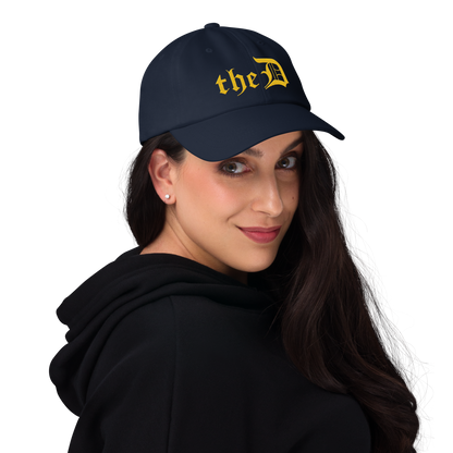 Detroit 'The D' Dad Hat | Maize