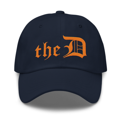 Detroit 'The D' Dad Hat | Orange