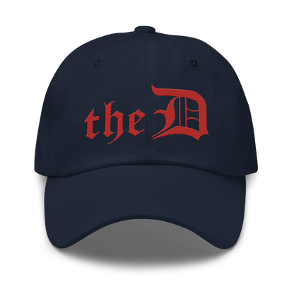 Detroit 'The D' Dad Hat | Aliform Red