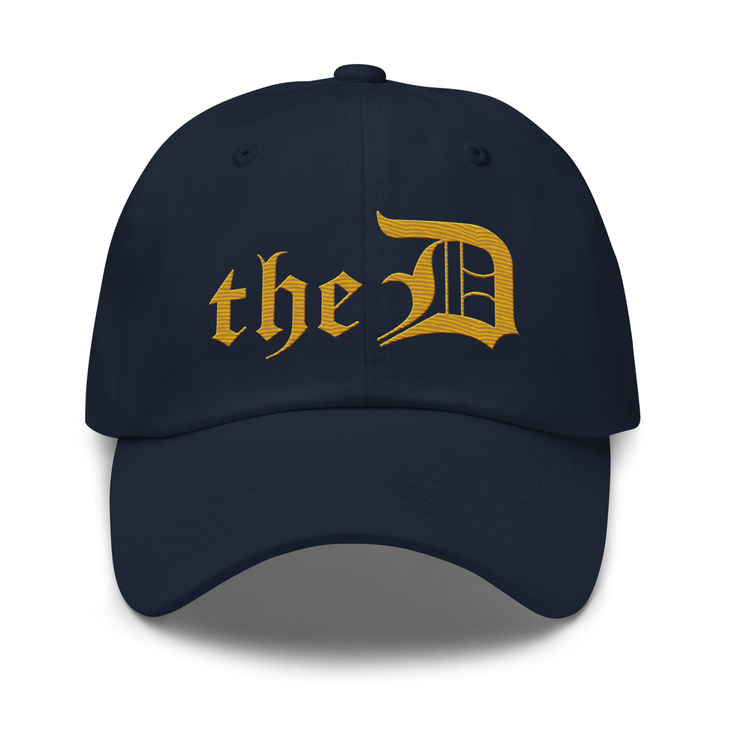 Detroit 'The D' Dad Hat | Gold