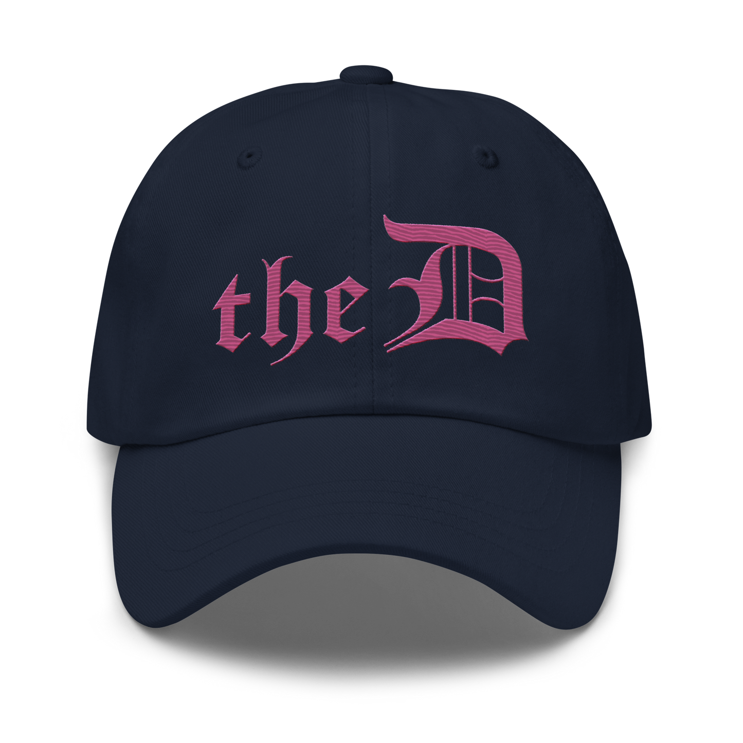 Detroit 'The D' Dad Hat | Apple Blossom Pink