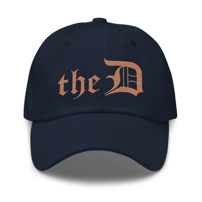 Detroit 'The D' Dad Hat | Copper