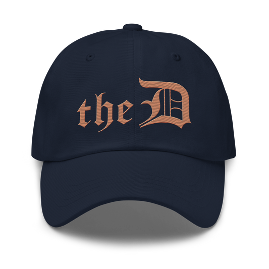 Detroit 'The D' Dad Hat | Copper