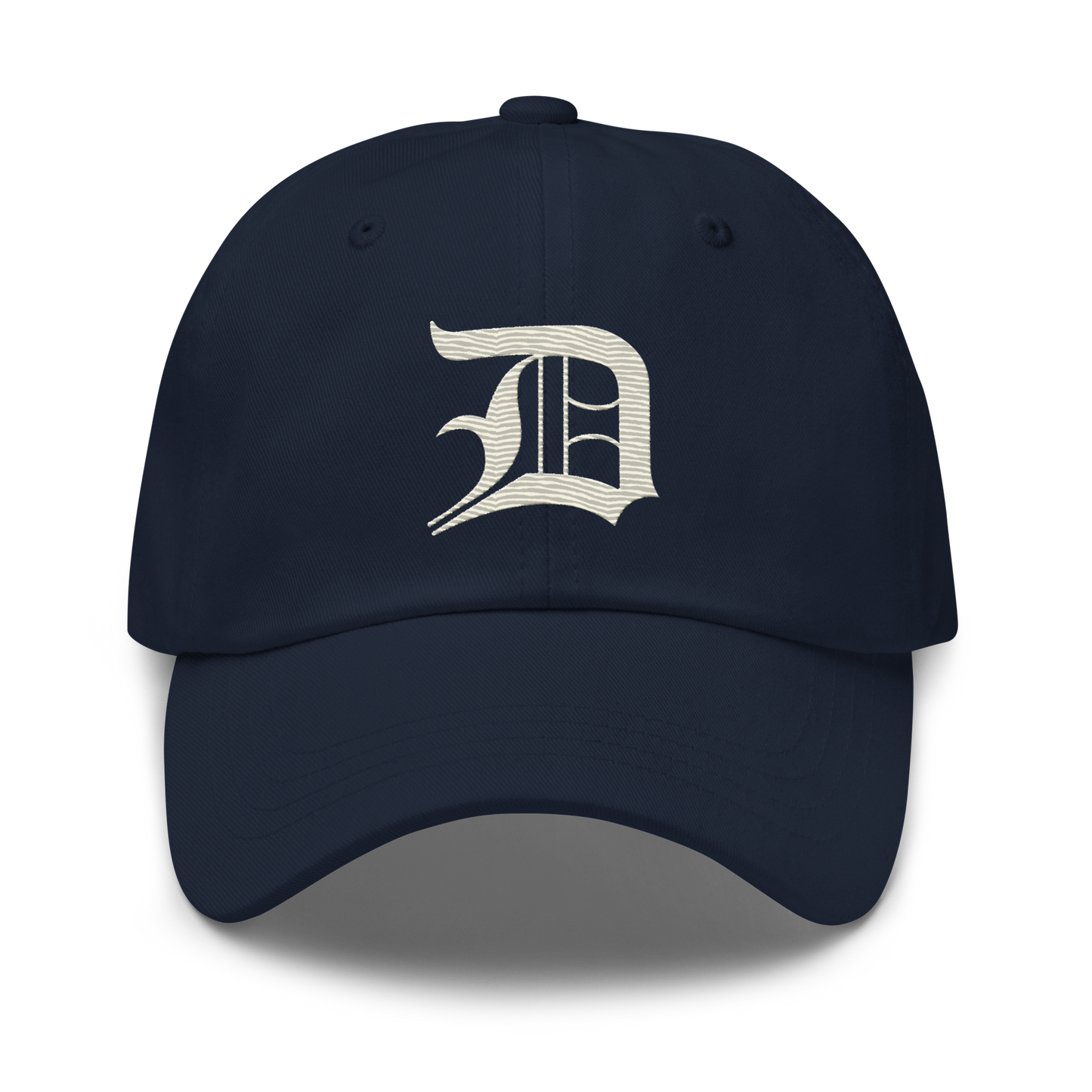 Detroit 'Old English D' Dad Hat (Ivory White)