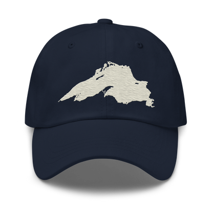 Lake Superior Dad Hat | Ivory White