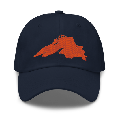 Lake Superior Dad Hat | Maple Leaf Orange