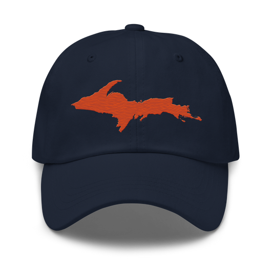 Upper Peninsula Dad Hat | Maple Leaf Orange