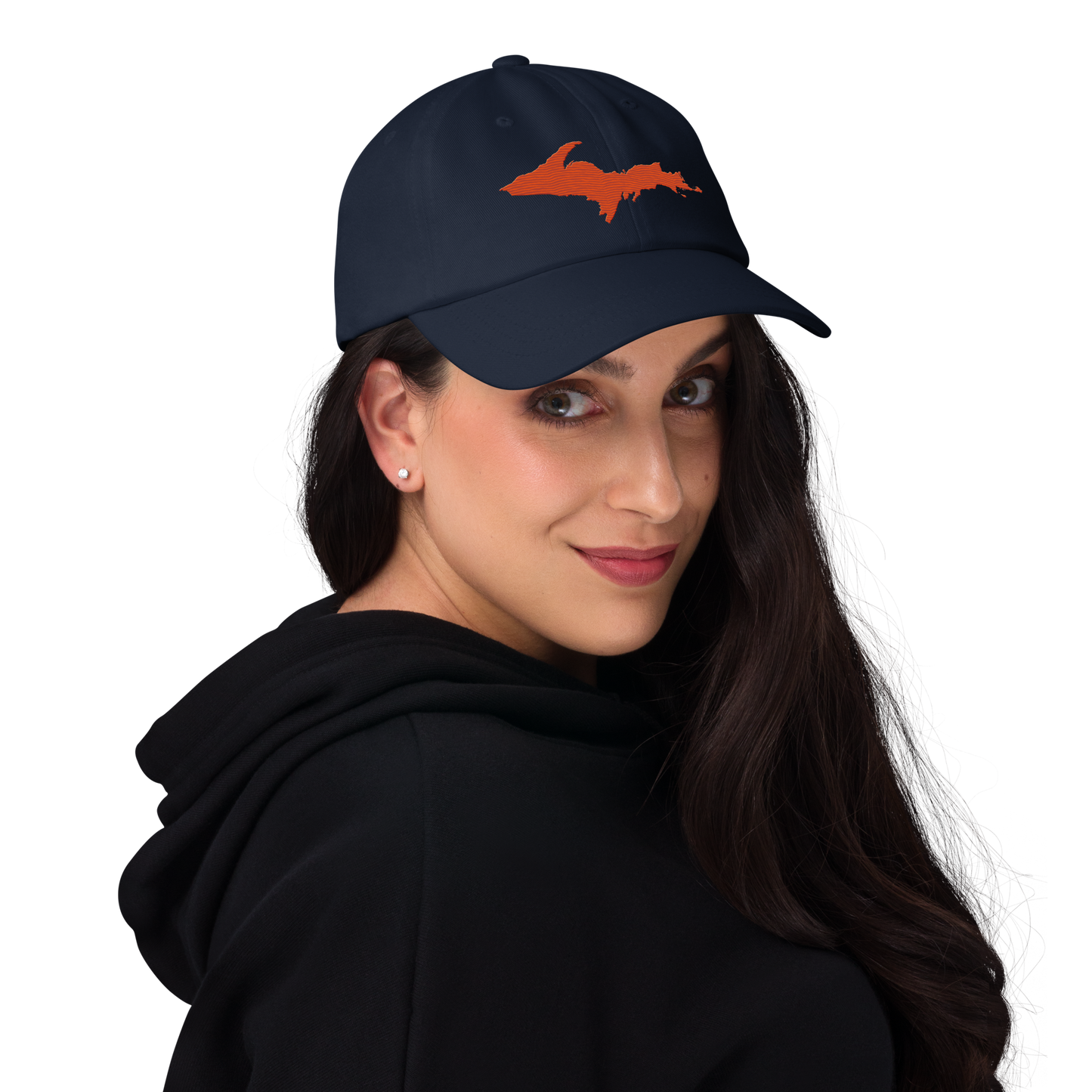 Upper Peninsula Dad Hat | Maple Leaf Orange