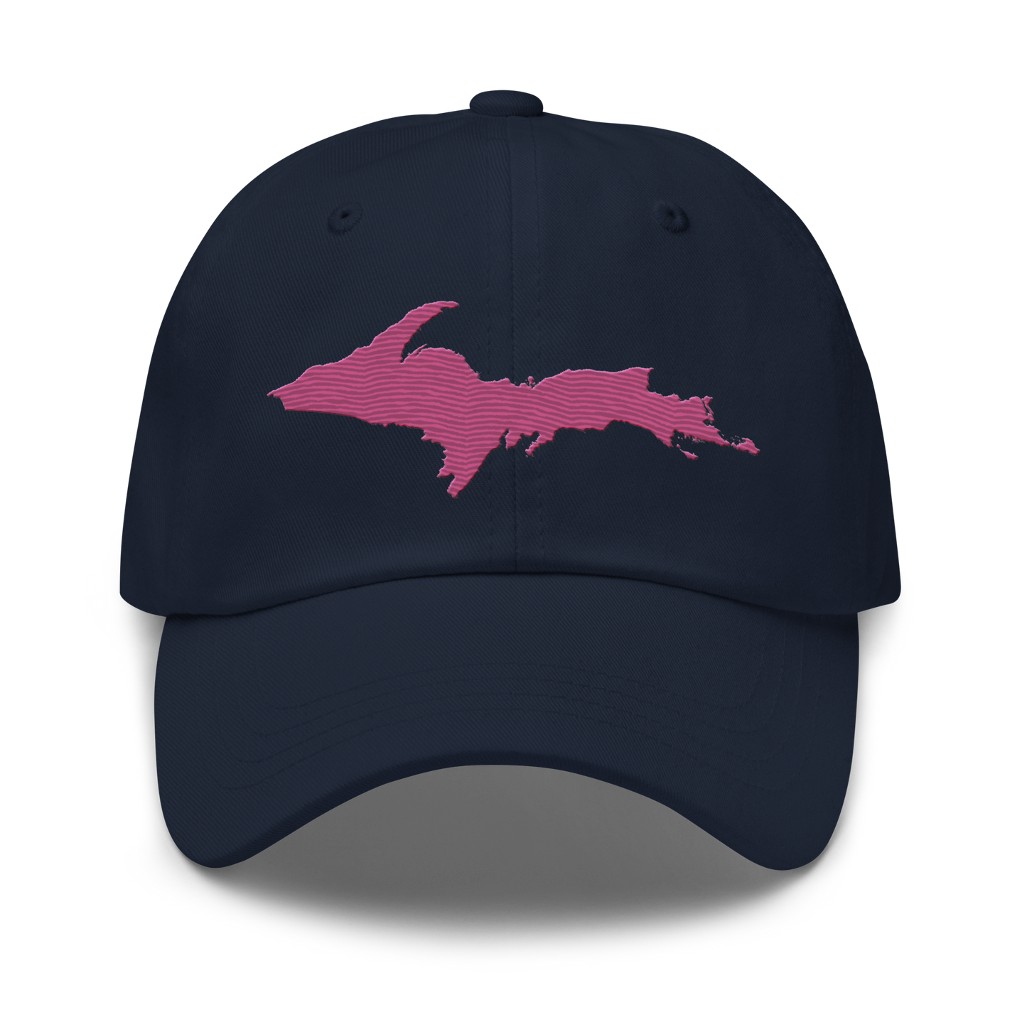 Upper Peninsula Dad Hat | Apple Blossom Pink