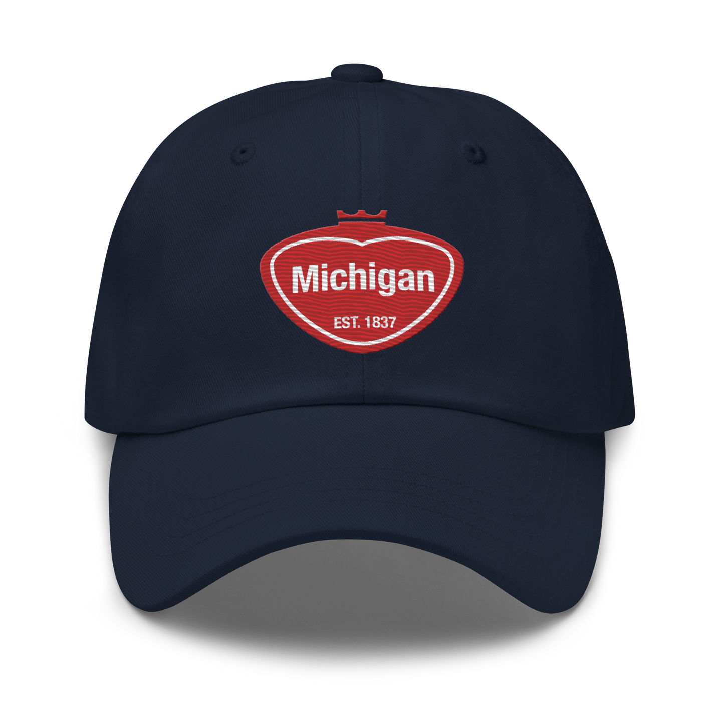 'Michigan EST 1837' Dad Hat (Local Pop Parody)