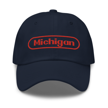 'Michigan' Dad Hat (Video Game Parody)